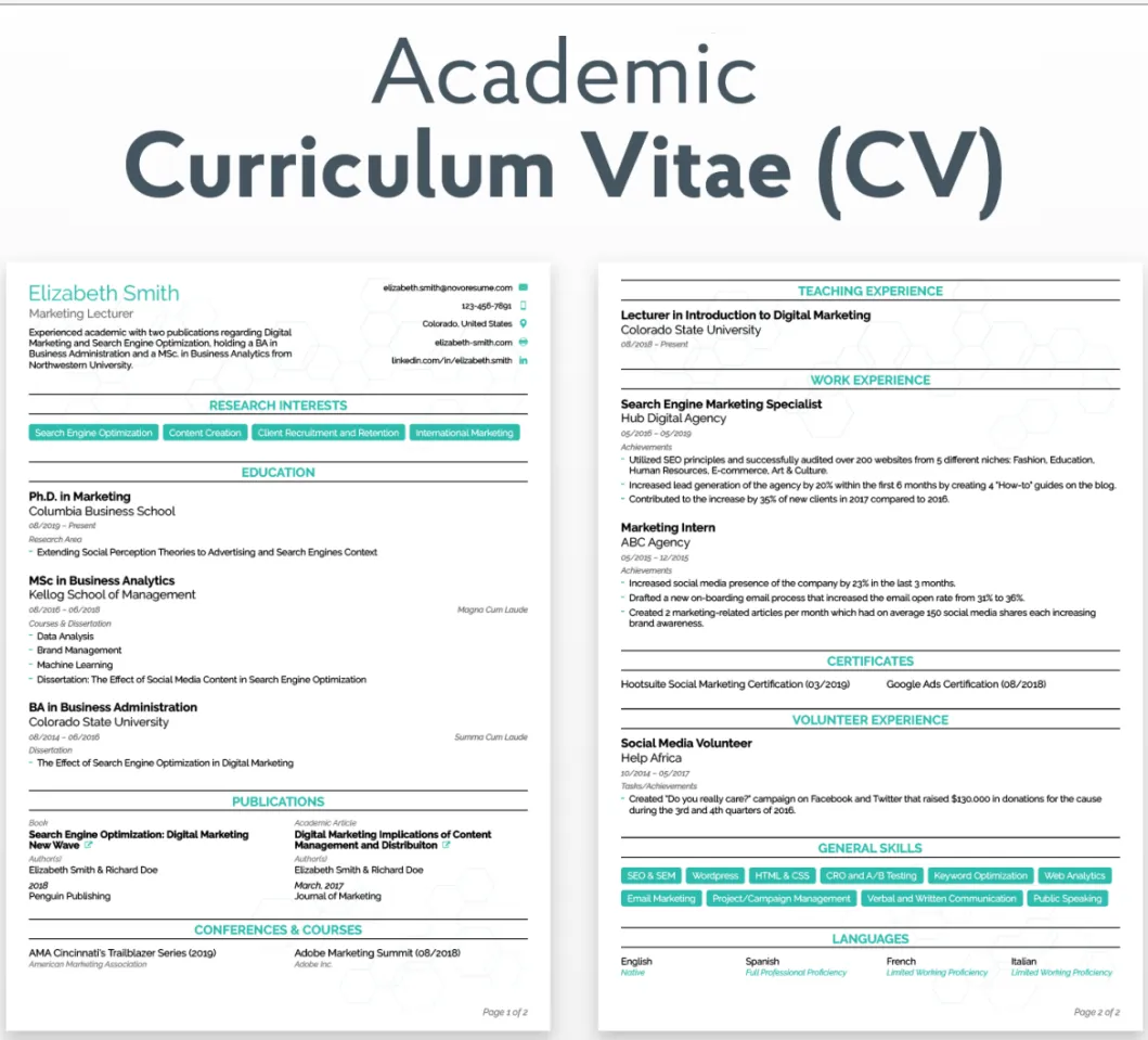 CV Example